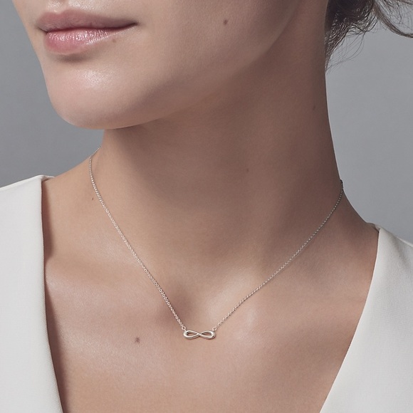 Tiffany Co Infinity Pendant Silver 